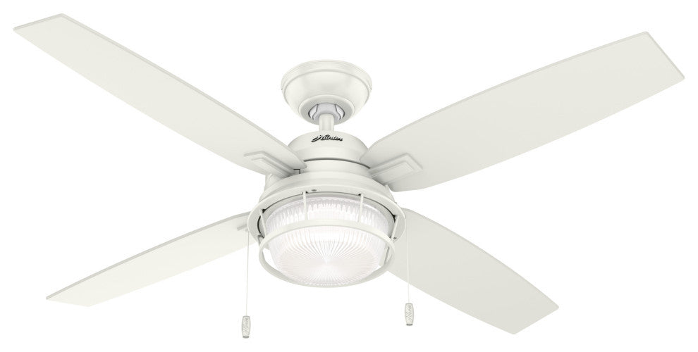 Hunter Fan Company Ocala Fresh White Ceiling Fan With Light, 52"