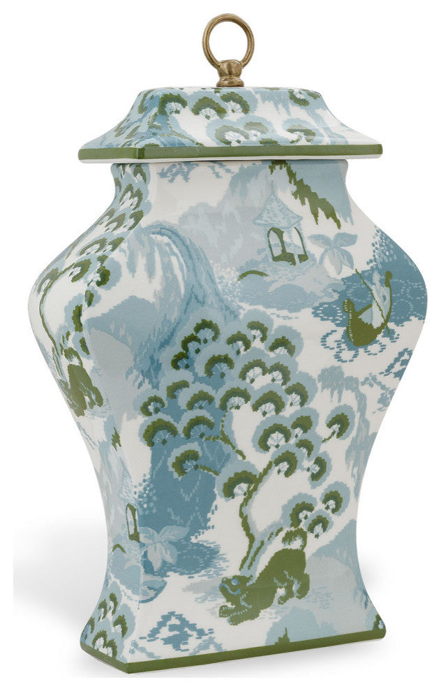 Canton Celadon Jar
