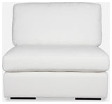 Uttermost Refuge Armless Arctic White Sofa