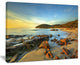 "Sunset in Cala Violina Bay" Landscape Wall Art Canvas Print, 40"x30"
