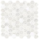 Hexagon Marble Peel & Stick Backsplash Tiles, Panel