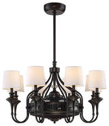 Savoy 35-328-FD-13, Brisa 8 Light Fan D'lier