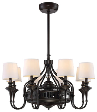 Savoy 35-328-FD-13, Brisa 8 Light Fan D'lier