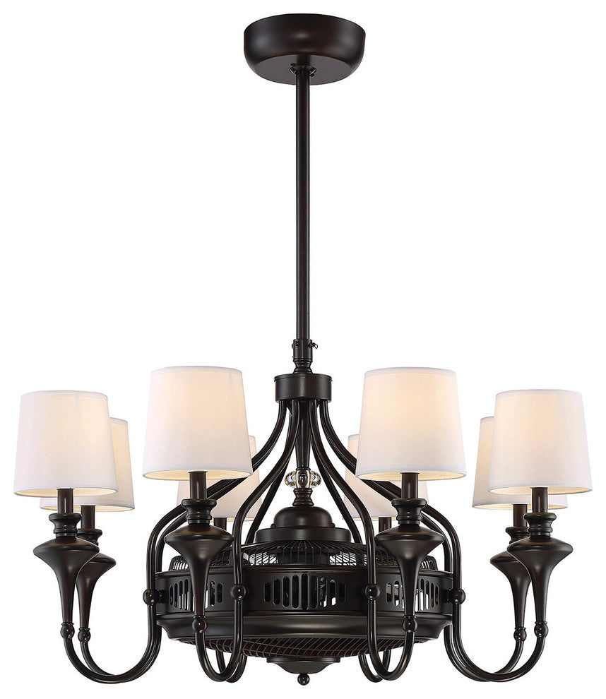 Savoy 35-328-FD-13, Brisa 8 Light Fan D'lier