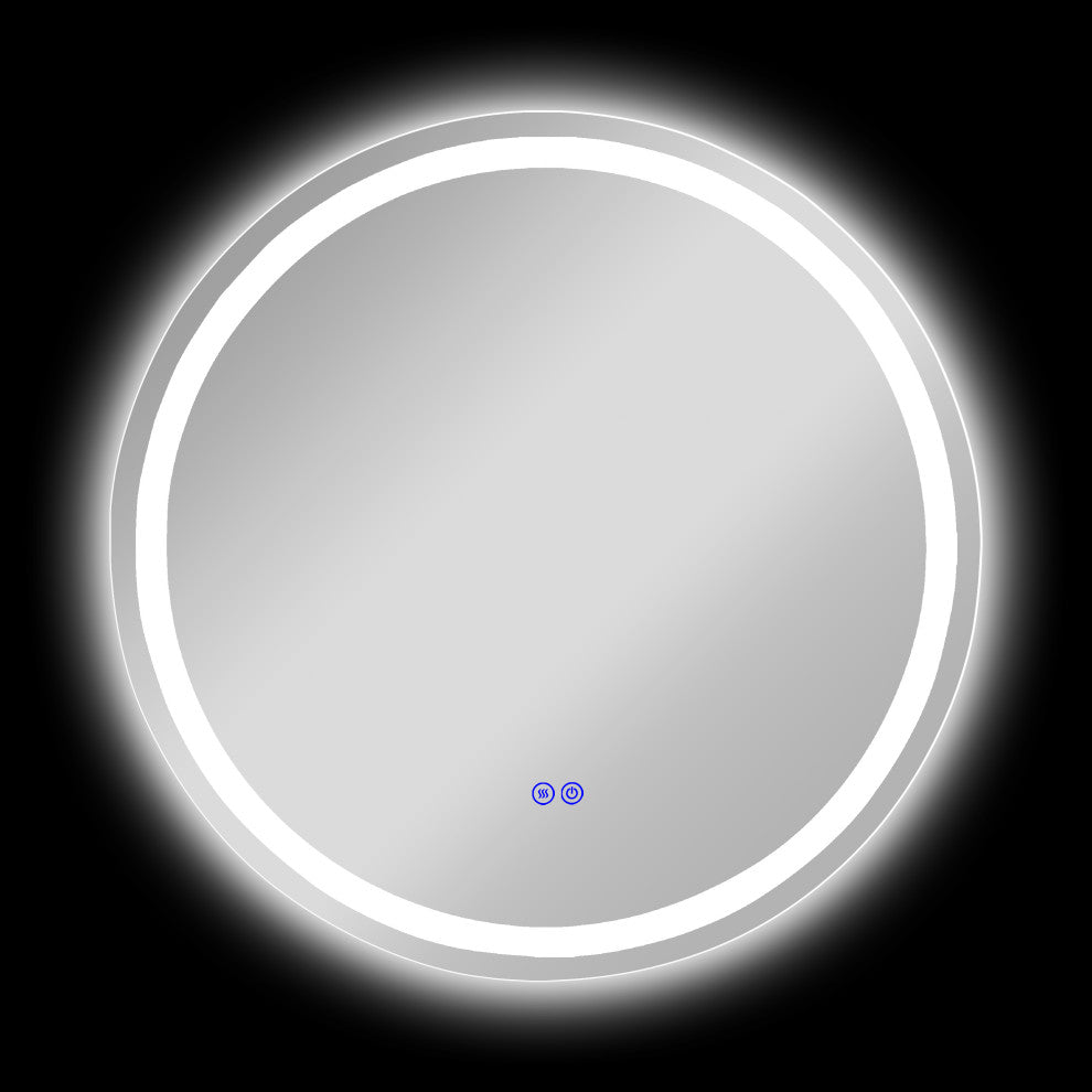CHLOE Lighting LUMINOSITY Round TouchScreen LED Mirror