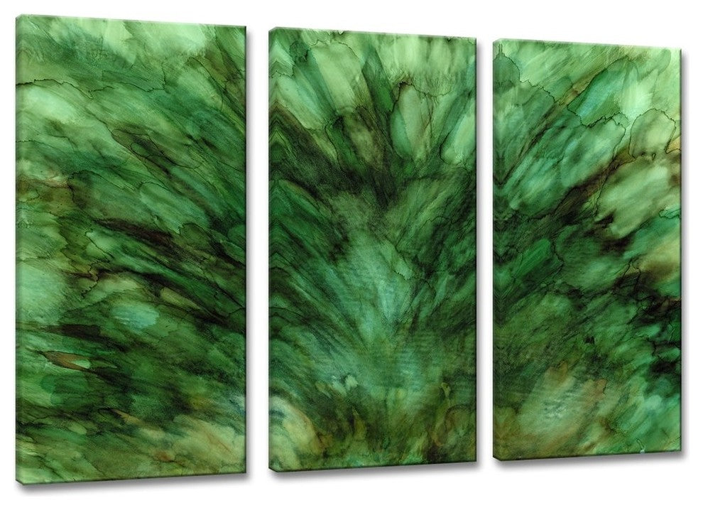 Ready2HangArt 'Mossy Fields' Canvas Wall Decor Set, 40"x60" 3-Panels