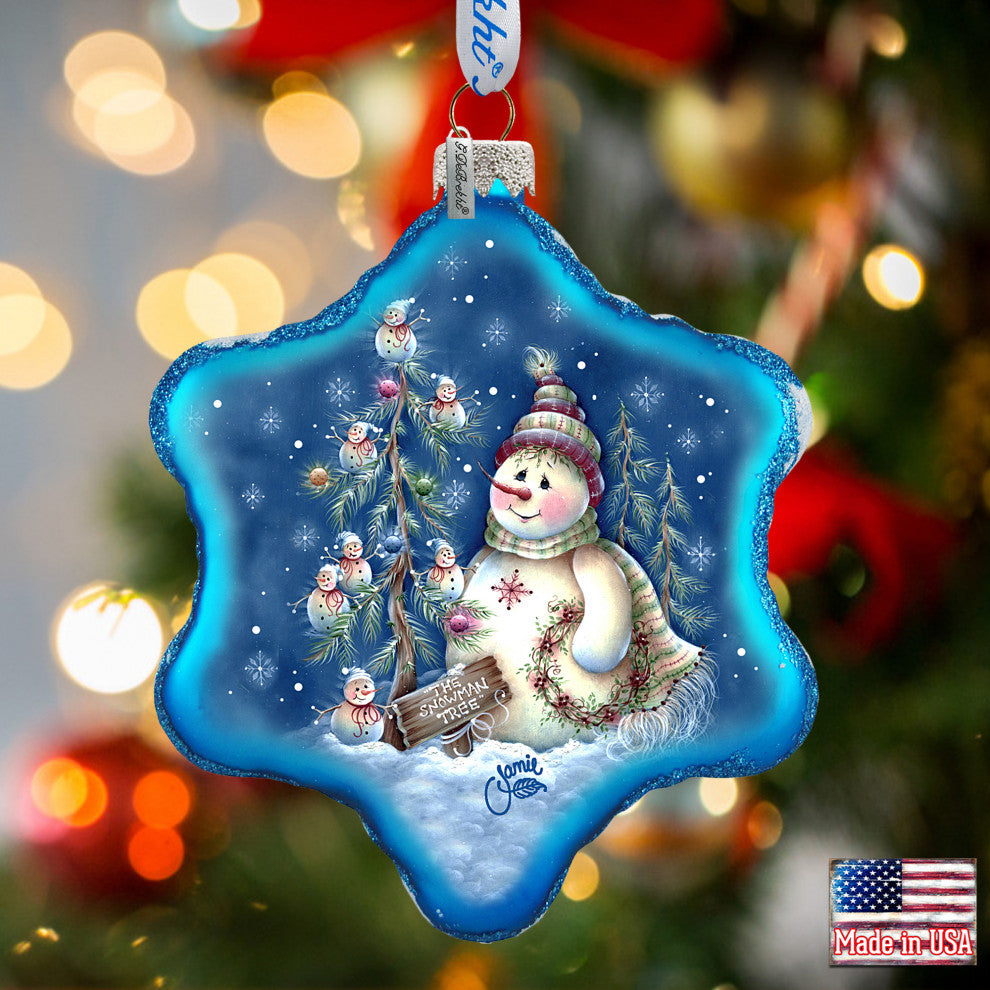 Old Fashion Christmas Glass Ornament