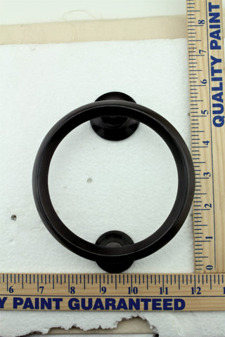 Door Knocker 5" L Solid Brass Oil Rubbed Bronze Beveled Style Renovators Supply