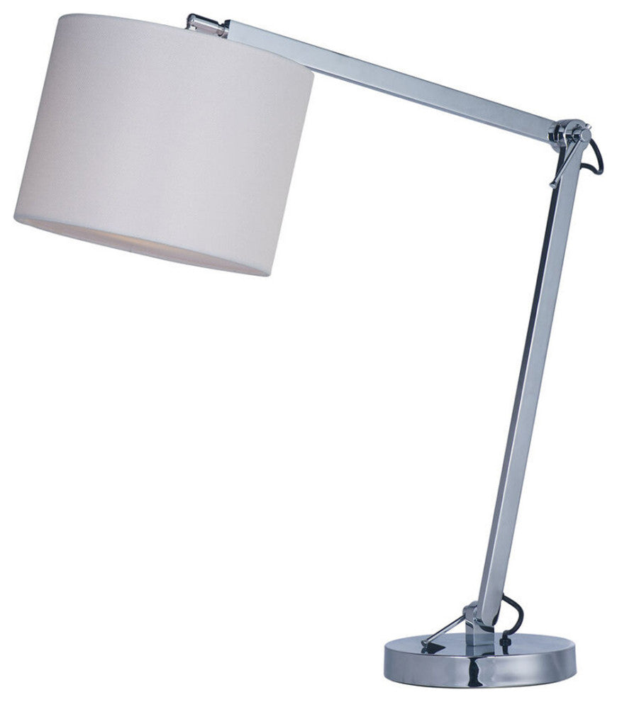 Hotel Style 19"H 1-Light LED Table Lamp Polished Chrome Finish by Maxim