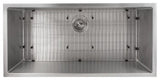 ZLINE Undermount Single Bowl Sink in Stainless Steel with Bottom Grid