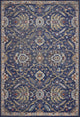 HomeRoots 5'x8' Royal Blue Machine Woven Traditional Indoor Area Rug