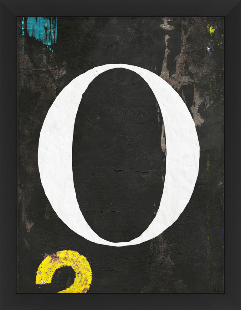 Alphabet "O", Giclee Reproduction Artwork