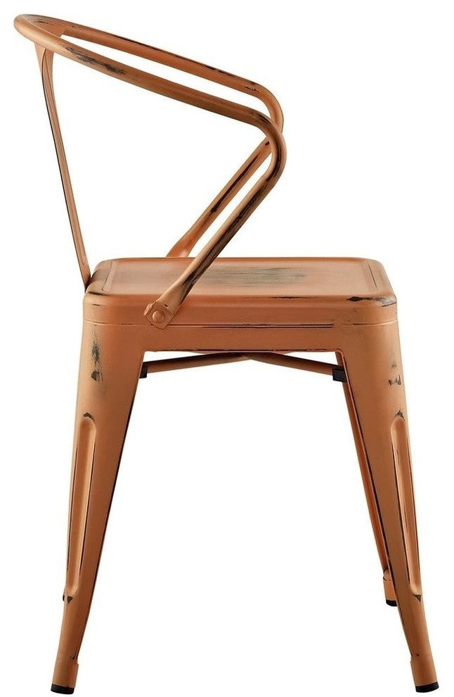 Modern Orange Promenade Dining Chair