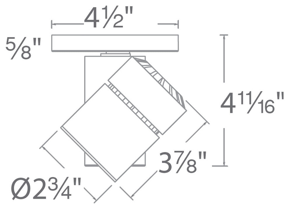 23W Exterminator II LED Energy Star Monopoint Narrow Beam 4000K, White