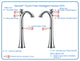 Cinaton iSense Completely Touch Free Faucet, Brushed Nickel-Pvd