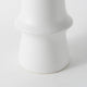 Laforge White Ceramic Vase, 17"