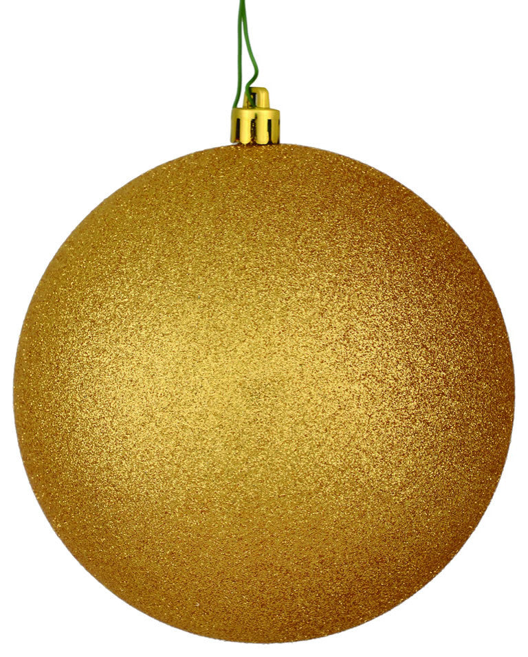 Vickerman N590733DG 2.75" Copper/Gold Glitter Ball Drilled, 12/Bag