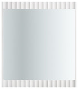 Modernist Medium Gloss Finish Mirror, Brushed Gold