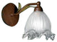Linda 560 Wall Sconce, Grit Amber, Rust Brown and Green