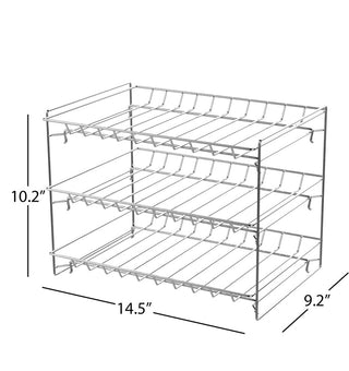 3 Tier Can Dispenser, Stackable Can Organizer Rack by Classic Cuisine