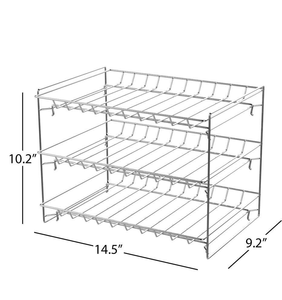 3 Tier Can Dispenser, Stackable Can Organizer Rack by Classic Cuisine