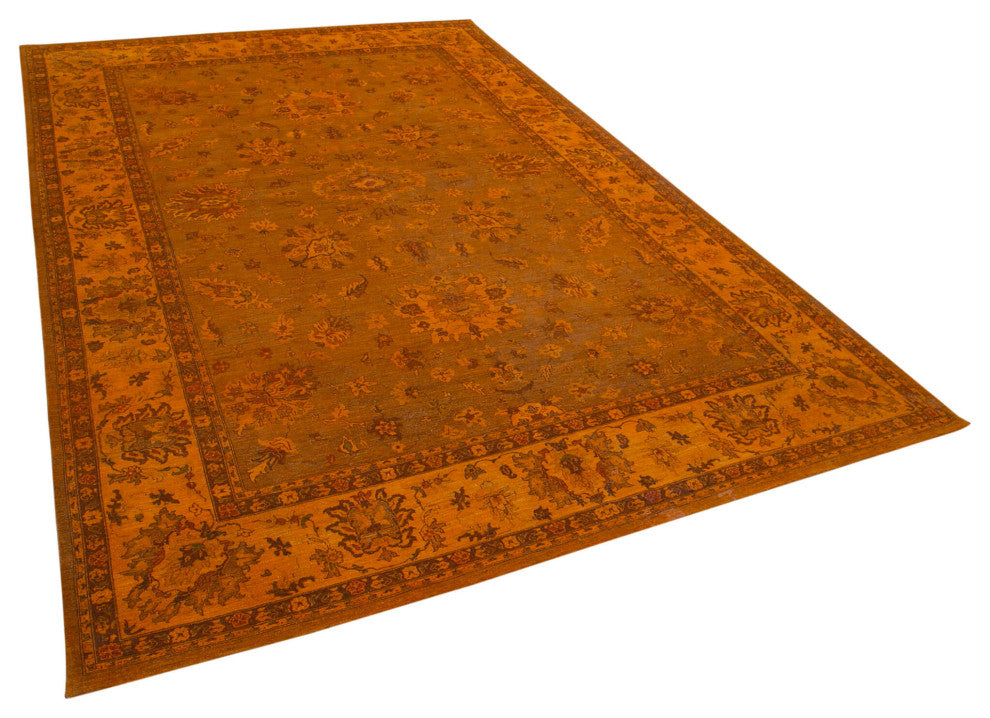 Rug N Carpet - Hand-Knotted Oriental 9' 8" x 14' 2" Soft Large Oushak Rug