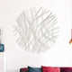 Eleni Large Abstract Wall Decor - Silver