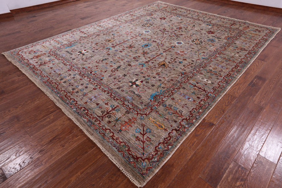 Persian Tabriz Hand Knotted Wool Rug 9' 4" X 12' 0" Q7426