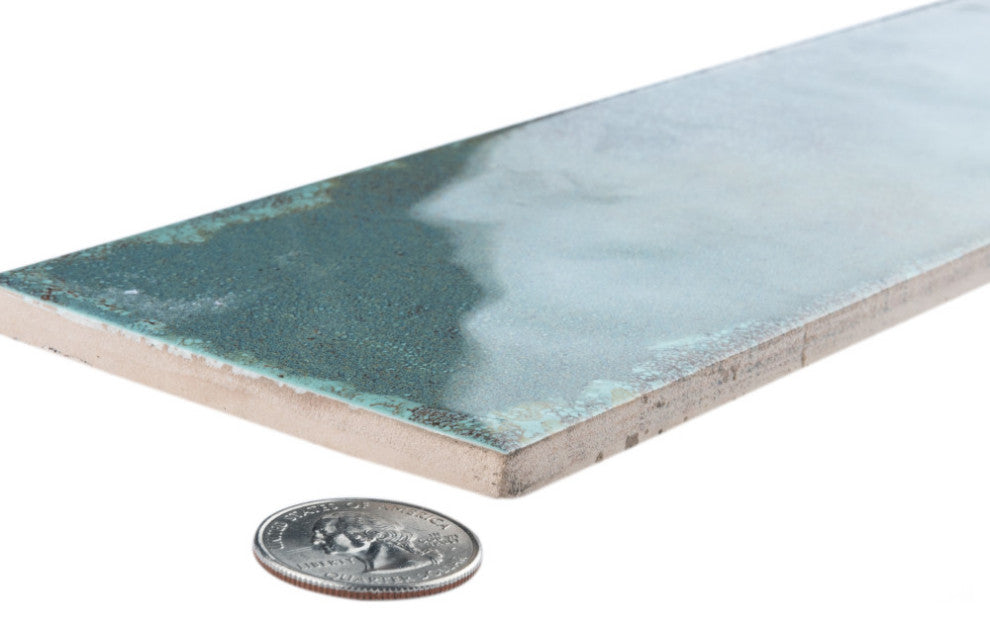 Luca Jade with Antimicrobial Glaze Ceramic Wall Tile