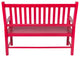 Shine Company Eden Garden Bench, Red