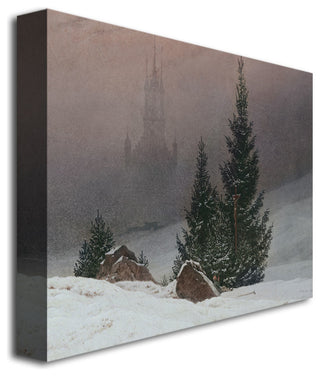 'Winter Landscape' Canvas Art by Caspar Friedrich