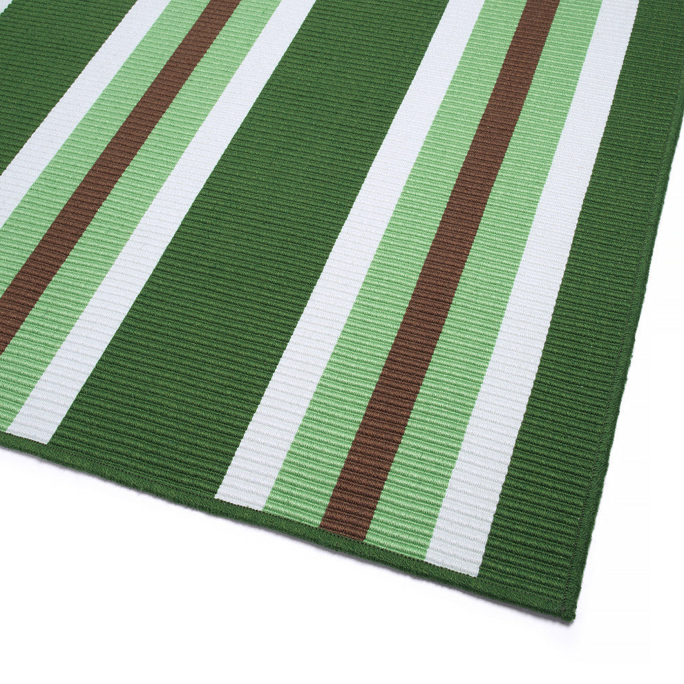 Voavah Green 4' x 6' Rectangle Area Rug