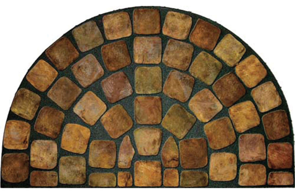 Masterpiece Medieval Stones 1/2 Round Mat