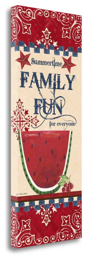 "Family Fun" By Jo Moulton, Giclee Print on Gallery Wrap Canvas, Ready to Hang