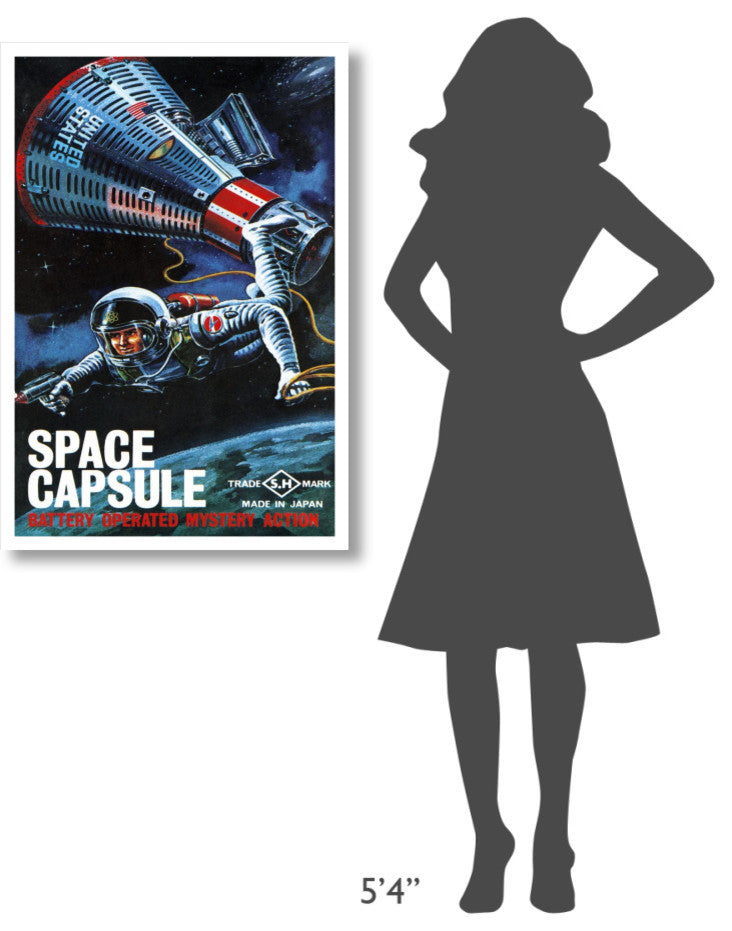 "Space Capsule" Digital Paper Print by Retrorocket, 26"x38"