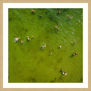 "Green Water Ii" Framed Print by Karolis Janulis