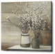 "Willow Still Life Gray Pots" Giclee Canvas Wall Art, 37"x37"