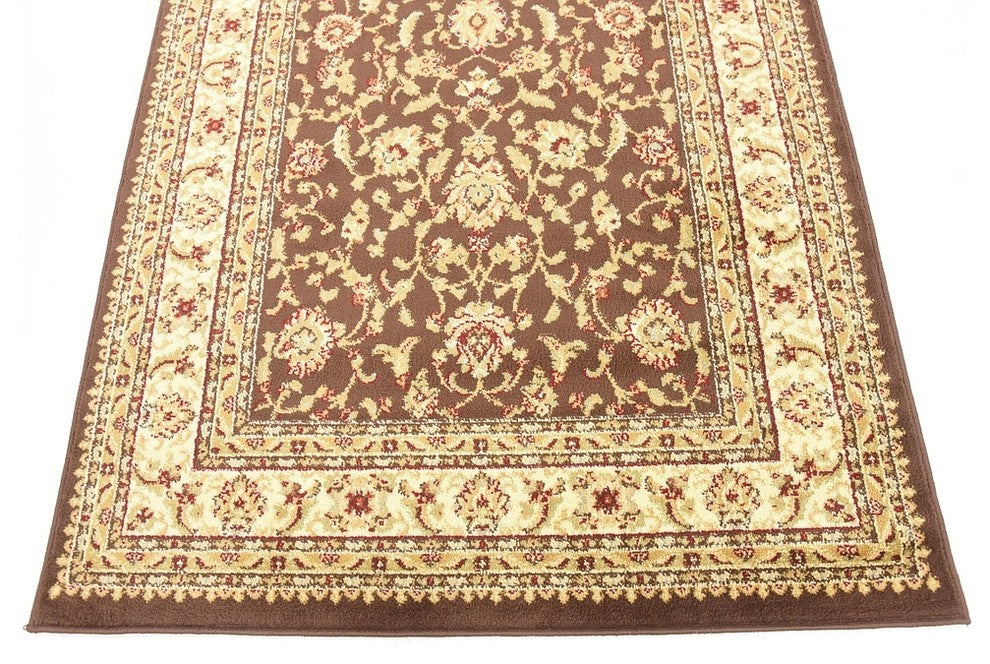 Unique Loom Brown St. Louis Voyage 4' 0 x 6' 0 Area Rug