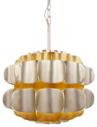 Swoon 1-Lt Pendant - Antique Gold/Gold Dust