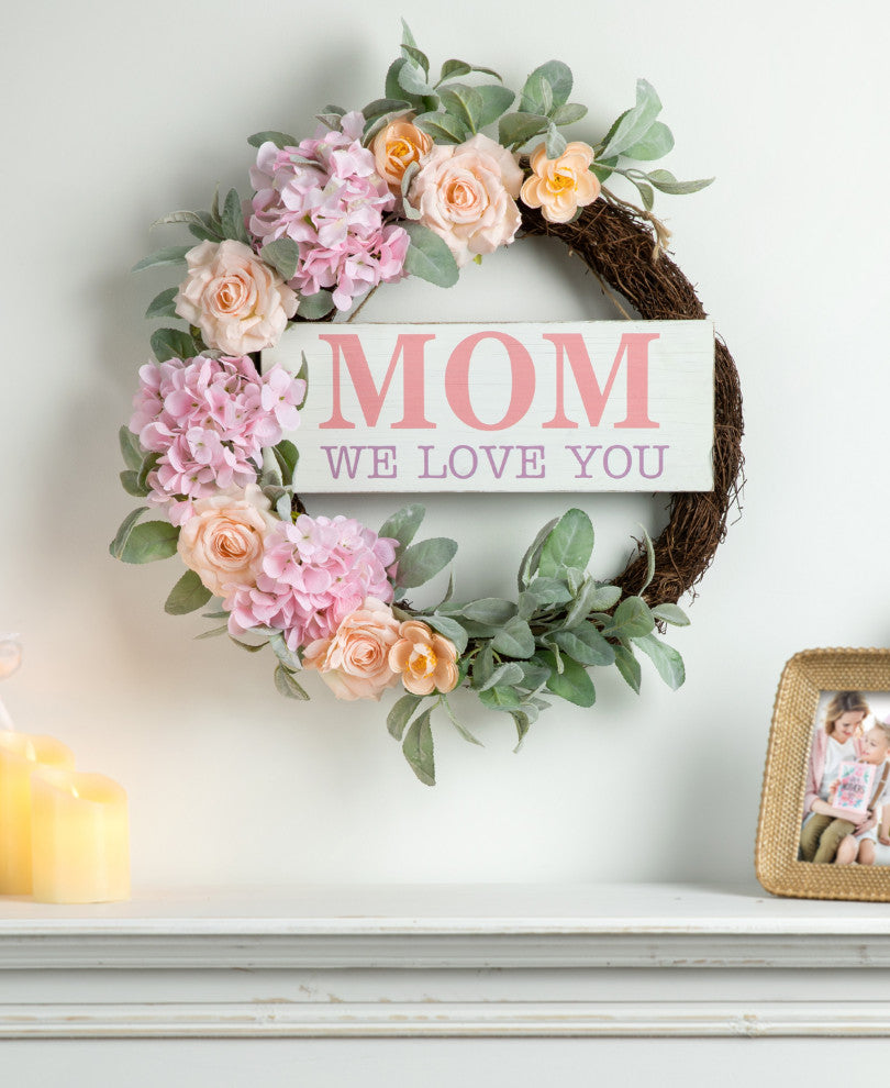 22" Mother's Day Floral Wreath