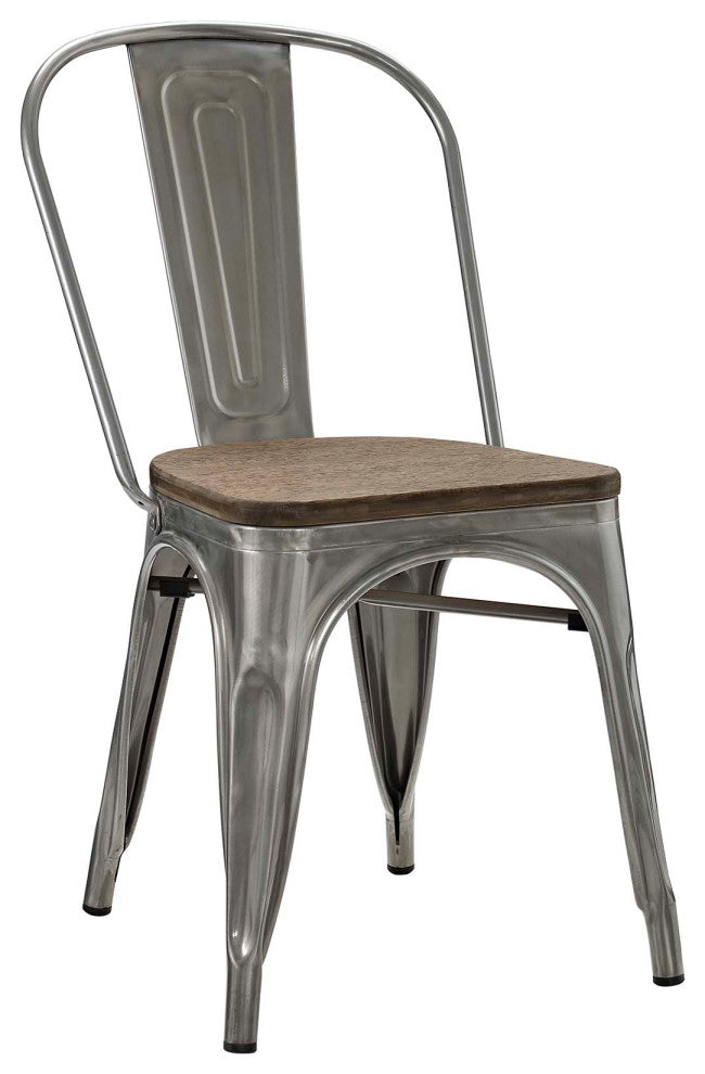 GunMetal Promenade Dining Side Chair Set of 4