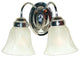 Woodbridge Lighting Ridgemont 2-light Glass Bath Light in Chrome (Set of 4)