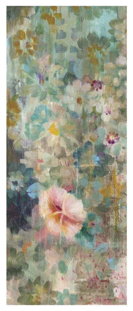 "Flower Shower II" Digital Paper Print by Danhui Nai, 18"x42"