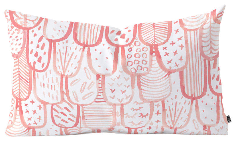 Dash and Ash Dwellings Oblong Throw Pillow, 23"x14"