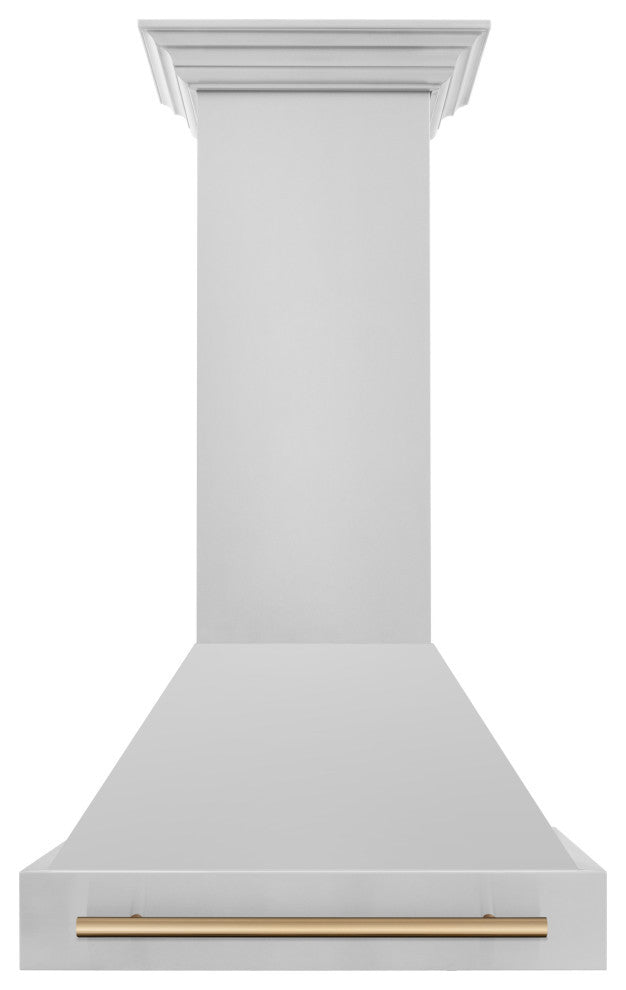 ZLINE 30" Stainless Steel Hood With Stainless Steel Shell, 8654STZ-30-CB