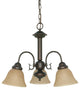 Nuvo Ballerina 3-Light GU24 CFL Chandelier