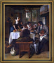 Jan Steen the Prayer before the Meal Framed Premium Canvas Print, 16"x20"