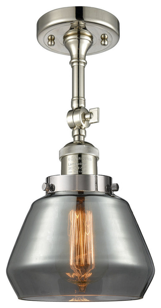 Innovations Lighting 201F-Pn-G173-Led 1 Light Dimmable Led Semi-Flush Mount