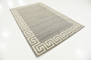 Unique Loom Gray Athens Modern 5' 0 x 8' 0 Area Rug