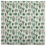 Houseplants On Linen Green 2 58x58 Tablecloth